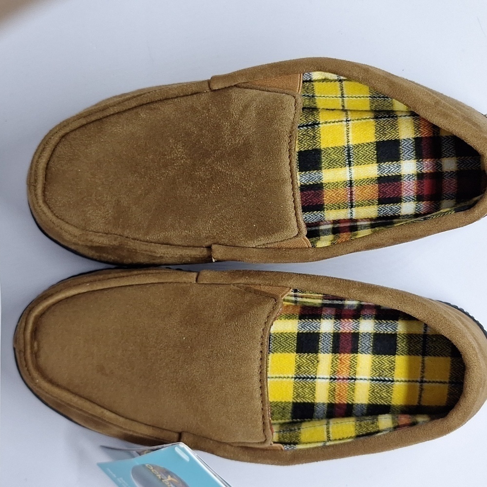 Rock Dove Men's Alexander Flannel Lined Loafer Slippers - Picture 5 of 8